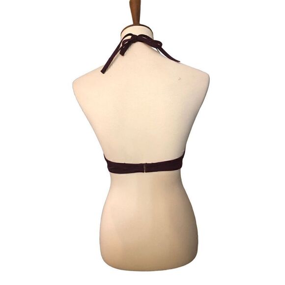 Victoria’s Secret purple halter padded bikini underwire top - Picture 4 of 5